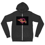 Unzip "Love Lolo" Unisex zip hoodie