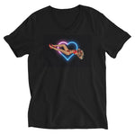 "Love Lolo" Unisex Short Sleeve V-Neck T-Shirt
