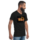 "En Fuego" V-Neck T-Shirt